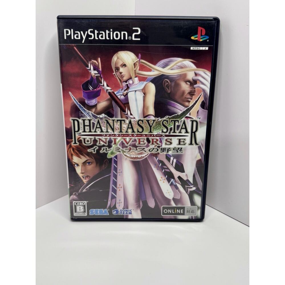 Phantasy Star Universe PlayStation 2 Game Japan Import